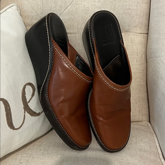 Women’s Cole Hann Brown Clogs Mules 10 comforting comfy‎ casual slip-ons - Picture 10 of 16